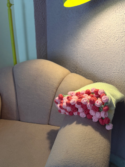 Rose Bouquet Blanket (Shaded Pink)