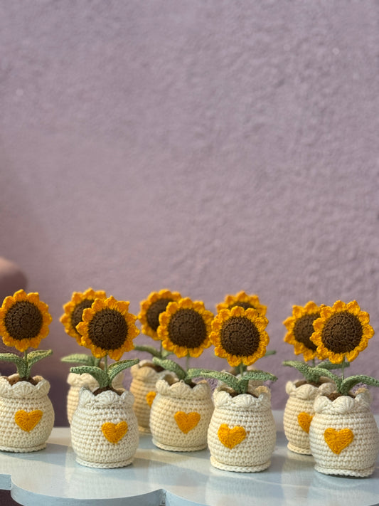 Sunflower Pot