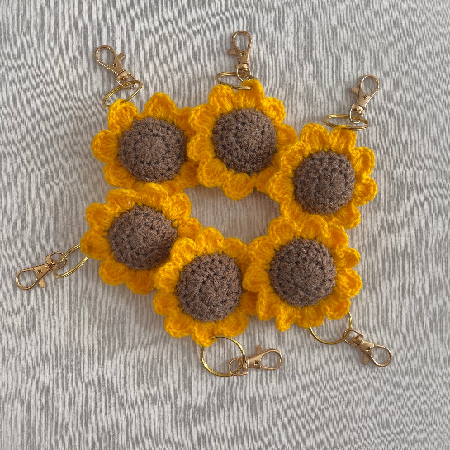 Sunflower Keychain