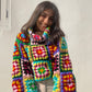 Granny Square Over sized PullOver