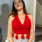 Rose Crop Top
