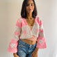 Heart PatchWork Cardigan