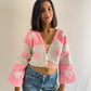 Heart PatchWork Cardigan